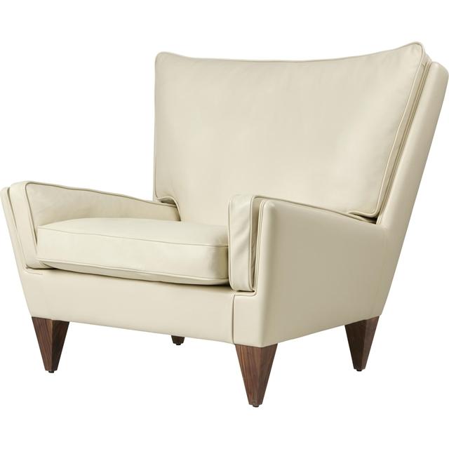 Gubi V11 Lænestol i Cream Læder – Klassisk Design 1965