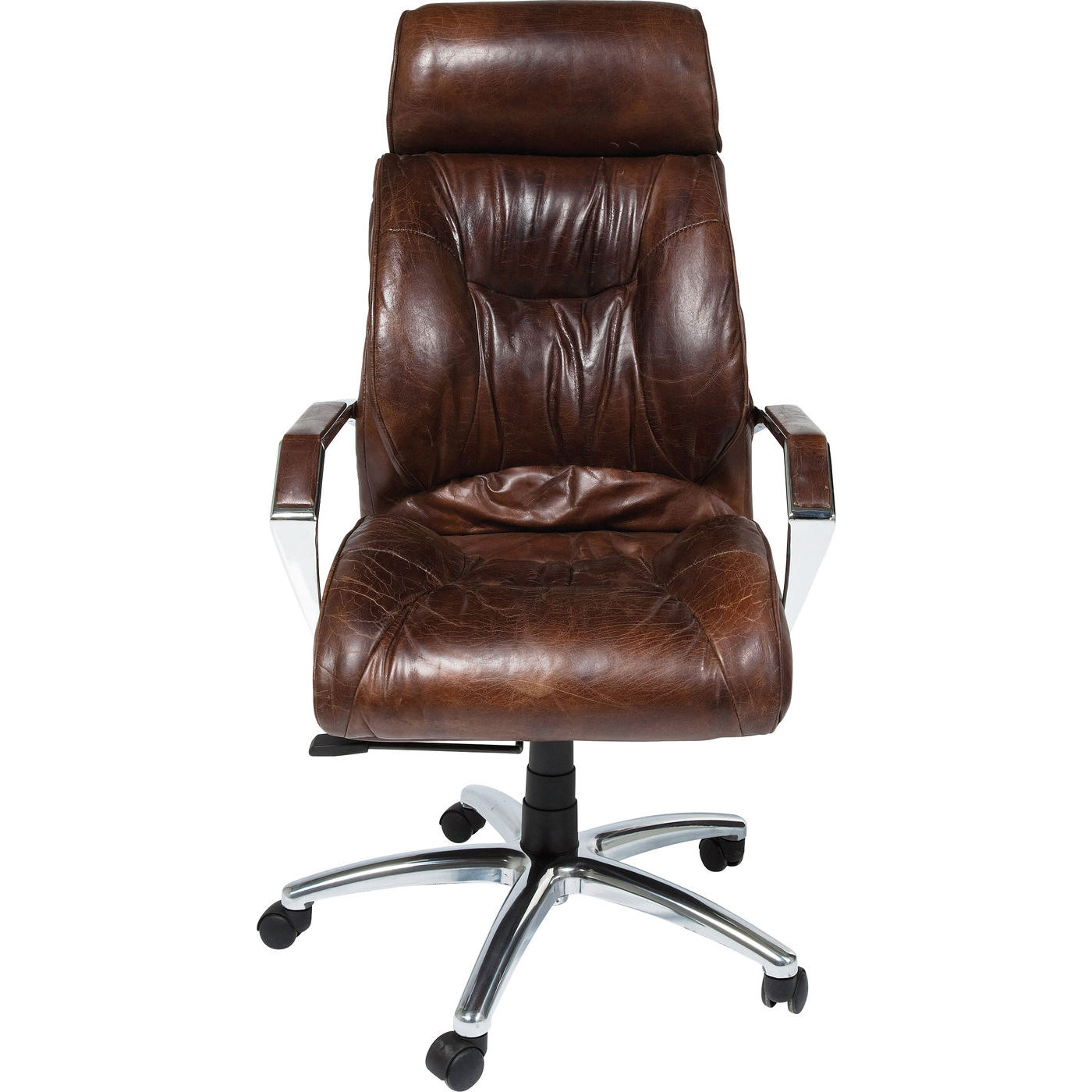 Elegant Cigar Lounge Kontorstol i Brun Koskind - Kare Design