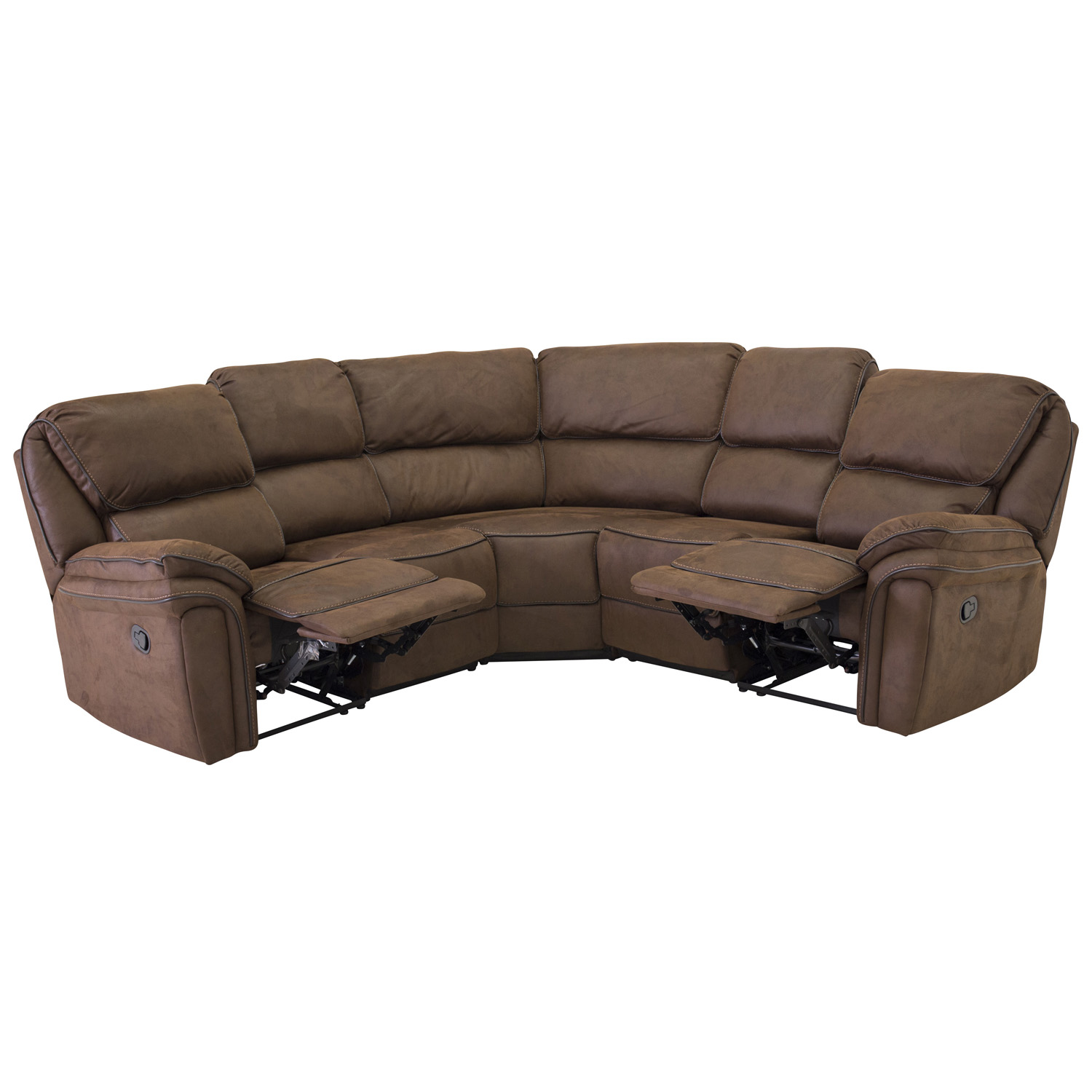 Brun Saranda Hjørnesofa med Reclinerfunktion - Venture Design