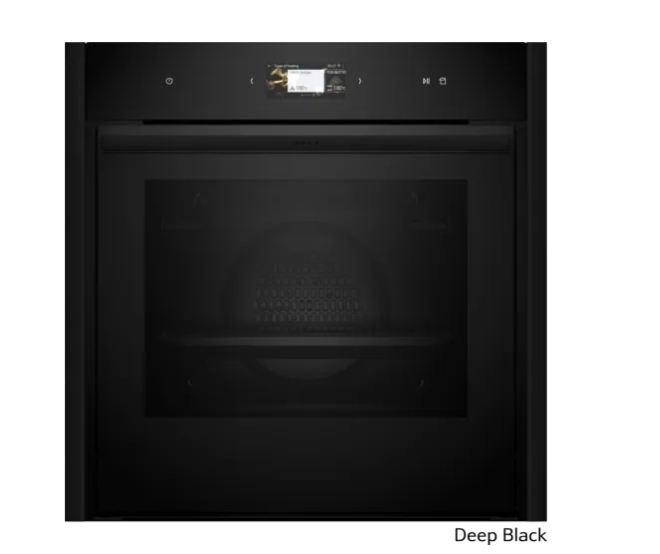 Sort Indbygningsovn med Dampfunktion - Neff N90 Deep Black