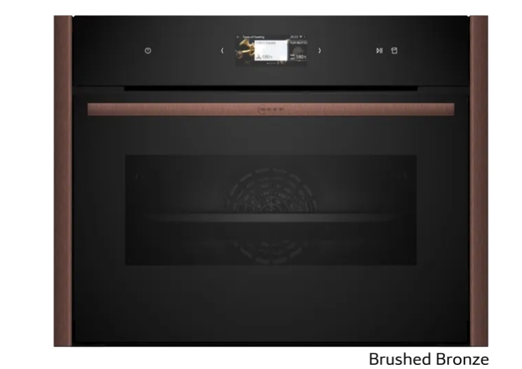 Kompakt Dampovn til Indbygning - Neff N90 Brushed Bronze