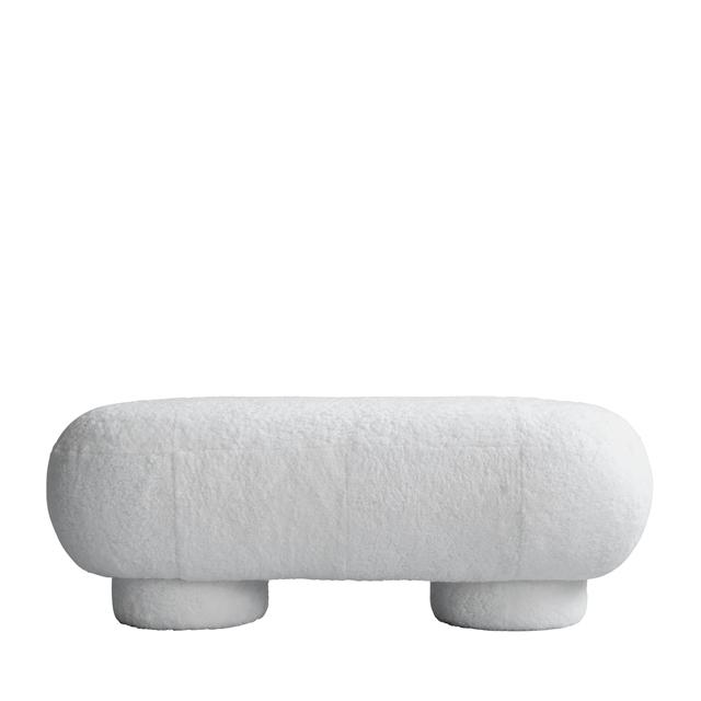 Big Foot Bænk i Fårskind fra 101 Copenhagen - Flot Design