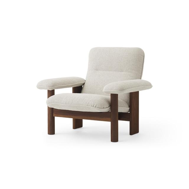 Audo Brasilia Lænestol i Valnød og Moss - Elegant Design
