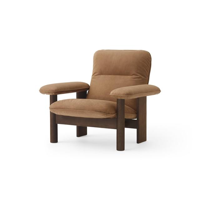 Mørk Egetræ Brasilia Lænestol fra Audo – Elegant Design