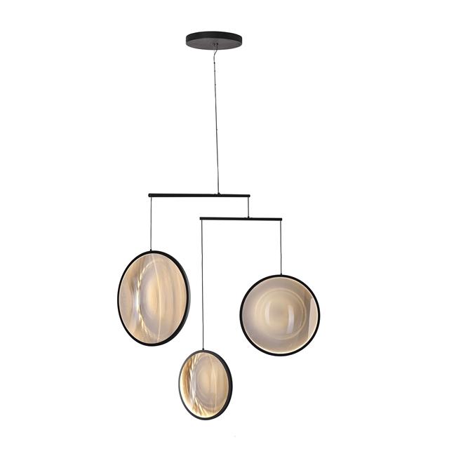 Elegant Sort DCW Focus Lysekrone - Unik Designoplevelse