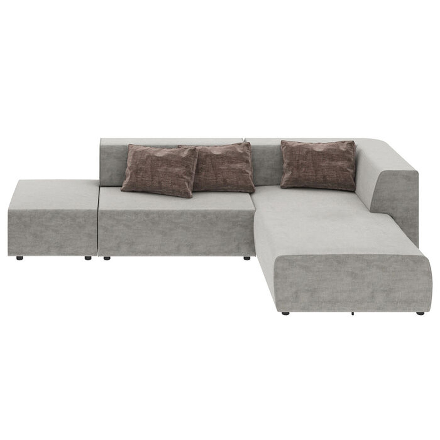 Stilfuld grå Kare Design Infinity Vegas hjørnesofa med puder