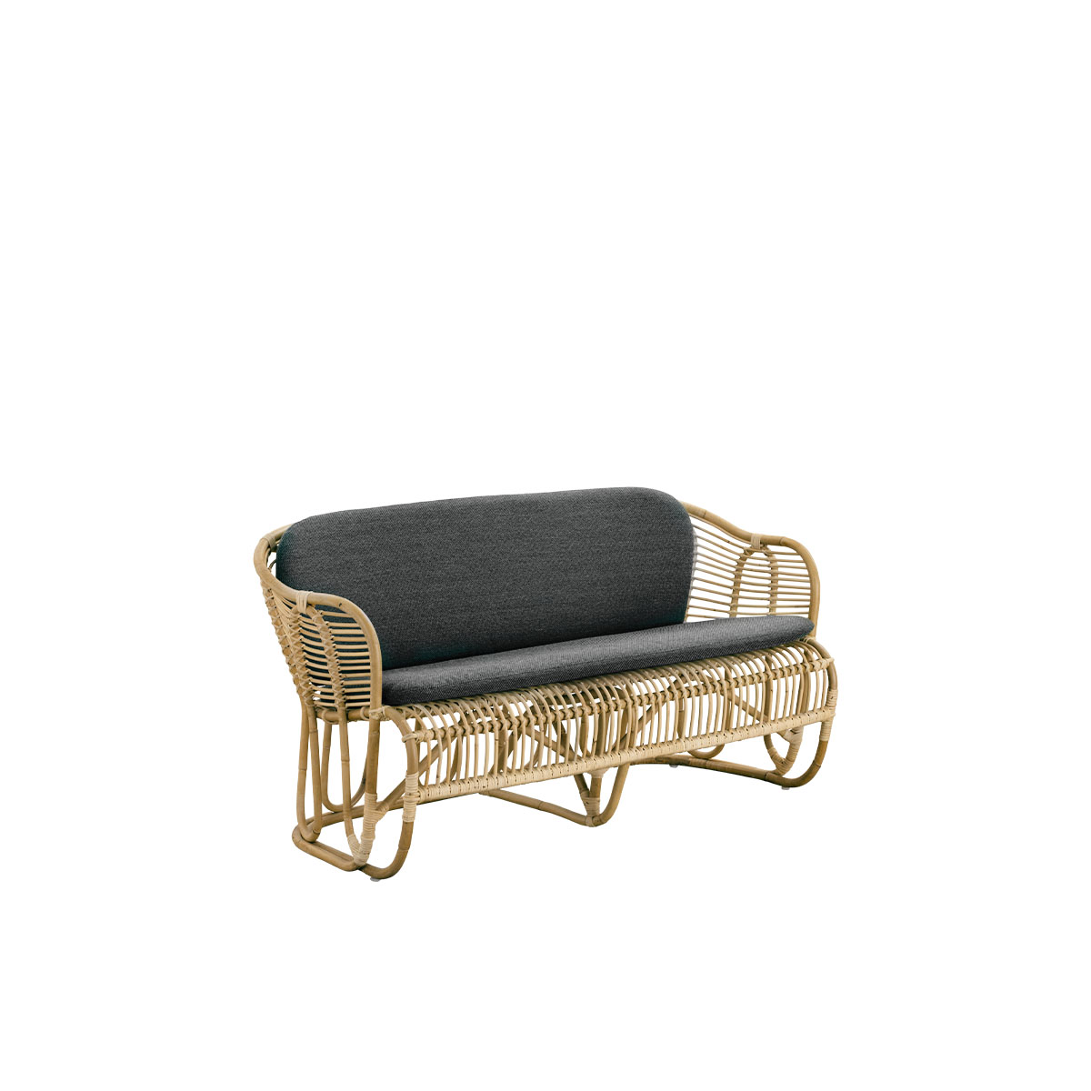 Sika Design Swing Sofa med Hynde – Elegant Rattan Møbel
