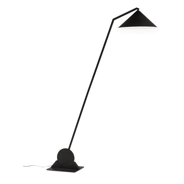 Sort Northern Gear Gulvlampe – Unik Industriel Design