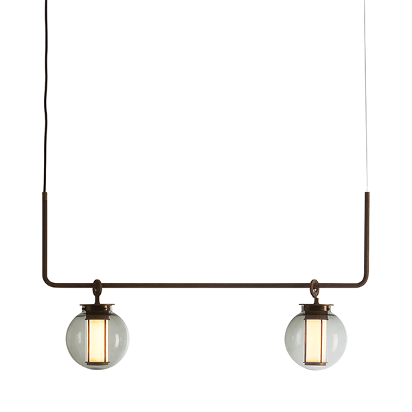 Grå Parachilna Bai Kandelaber Pendel - Elegant Design