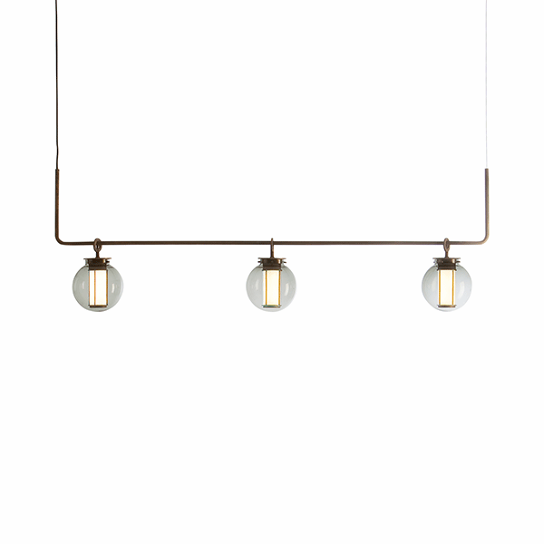 Grå Parachilna Bai Chandelier III Pendel - Elegant Design