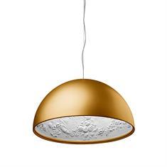 Guld Flos Skygarden Pendel – Elegant lampe i gipsdesign