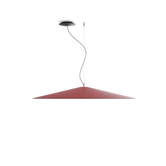 Rød Luceplan Koin Pendel Ø110 - Elegant LED Belysning