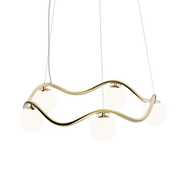 Messing Pendel Circle of Life Ø65 - Rebello Flotdesign
