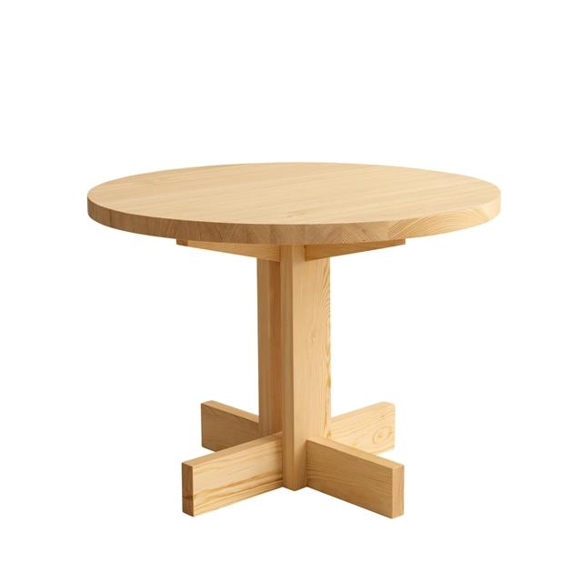 Rundt Fyrretræ Spisebord fra Vaarnii - Elegant Design