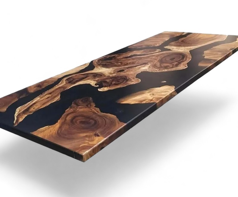 Epoxy Spisebord Mulino 250x100 - Unikt Design til Dit Hjem