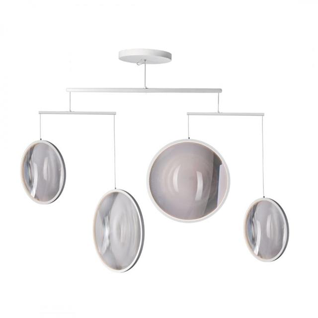 Elegant Hvid Focus Pendel fra DCW éditions - Unik Belysning