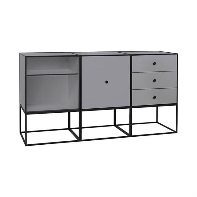 Mørkegrå Audo Frame Trio Kommode – Stilfuldt design
