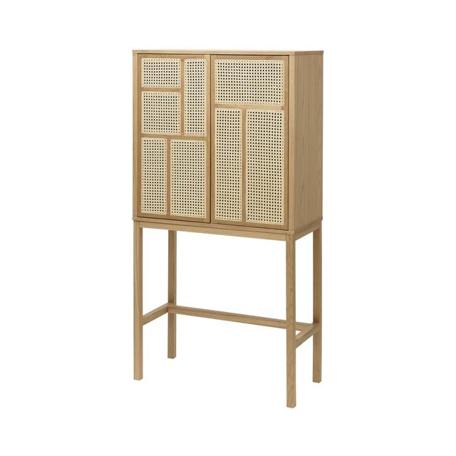Design House Stockholm Air Cabinet - Elegant Rattan Skab