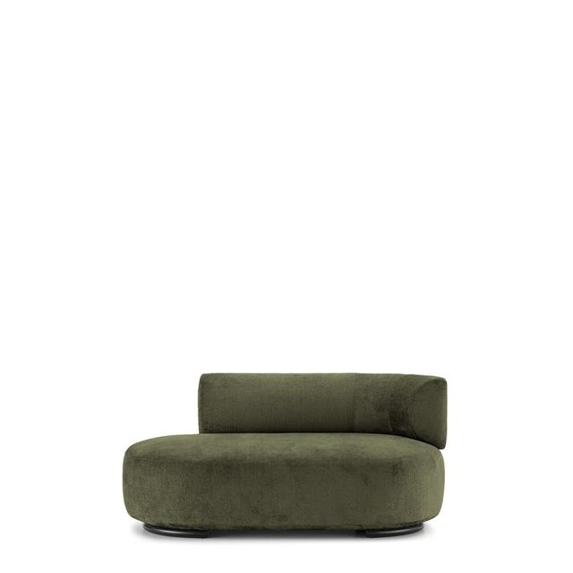 Grøn Kartell Wait Dormeuse Sofa Højre - Elegant Design