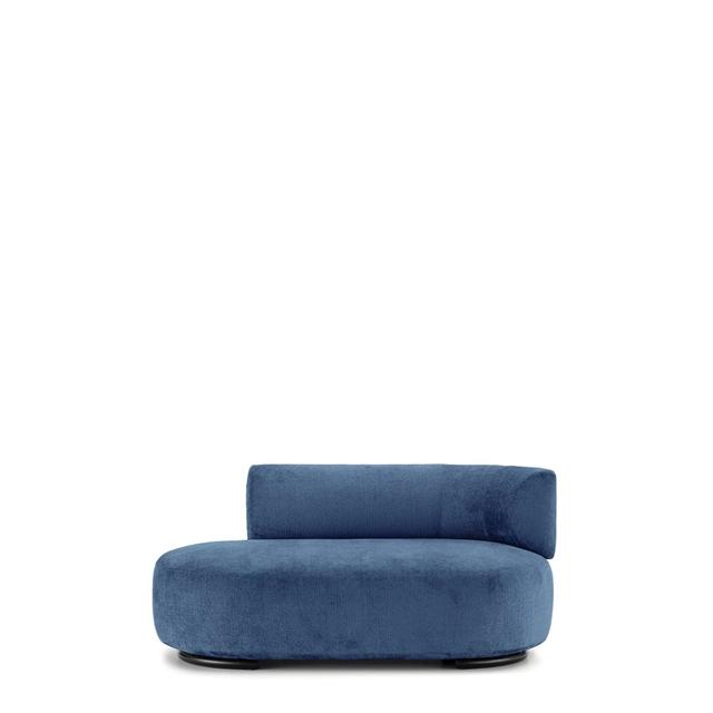 Blå Kartell Wait Dormeuse Sofa Højre - Elegant Design