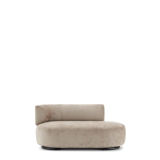 Beige Kartell Wait Dormeuse Sofa Venstre - Elegant Design