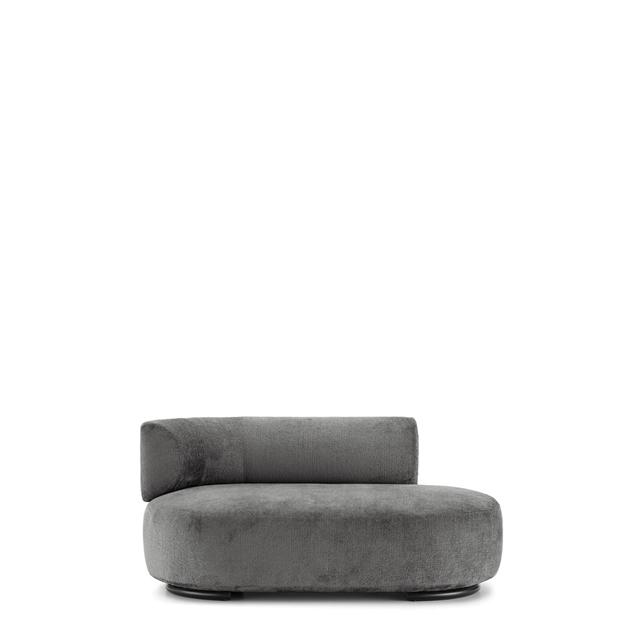 Grå Kartell Wait Dormeuse Sofa Venstre - Elegant Design