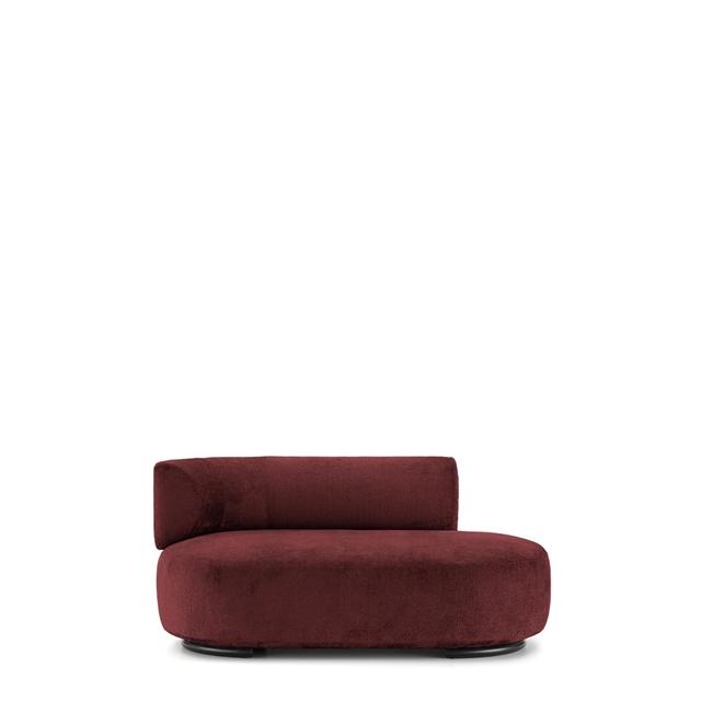 Rød Kartell Wait Dormeuse Sofa Venstre - Elegant Design
