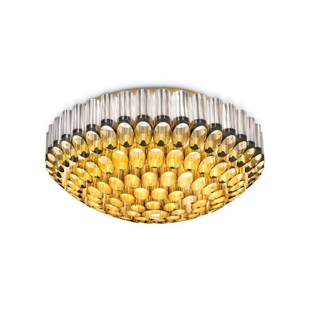 Gennemsigtig Gul Odeon 100 Loftlampe i Guld - Slamp Design