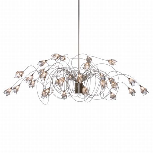 Breeze Chandelier Pendel - Elegant lampe med 15-50 arme