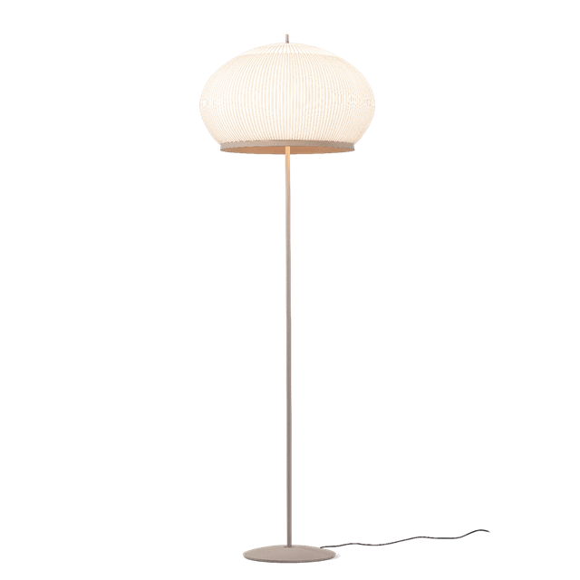Beige Vibia Knit 7487 Gulvlampe - Elegant Design til Hjemmet